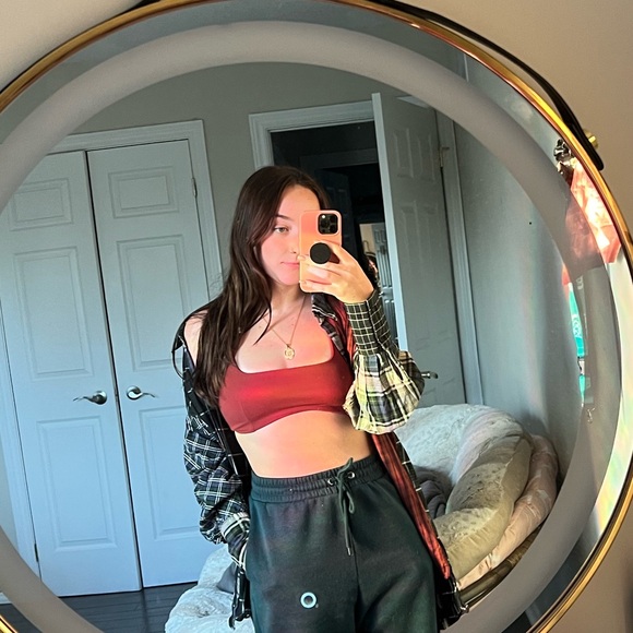 Dynamite Rust Crop Top - Picture 3 of 3